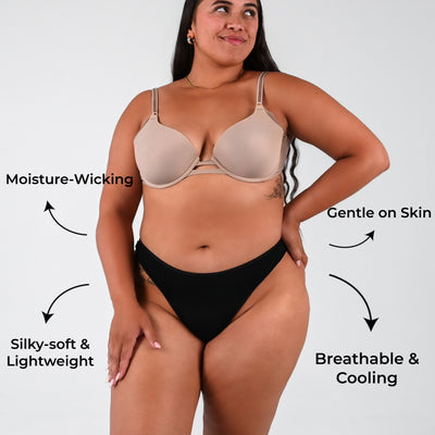 Bamboo-Fiber Ultra-Soft & Breathable Panties (Thong)