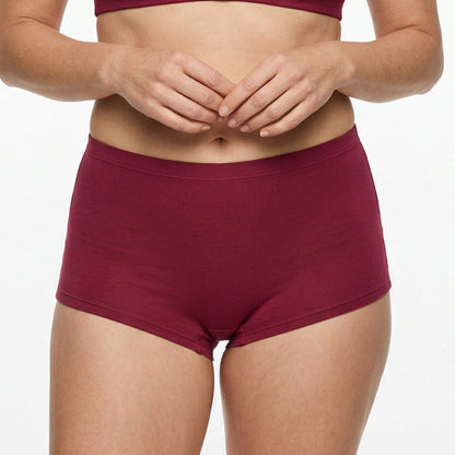 Bamboo-Fiber Ultra-Soft & Breathable Panties (Boyshort)