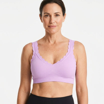 Lace Trimmed Bamboo Bralette
